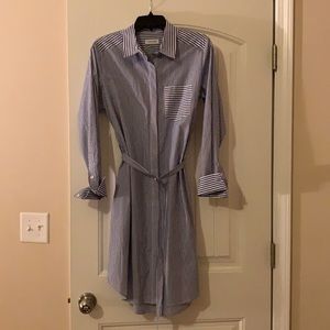 Striped Calvin Klein dress